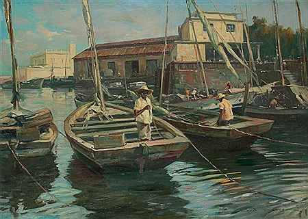 Karol Kossak : Brésil, le Port de Bahia