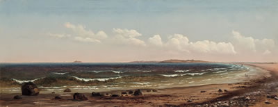 Sylvester Phelps Hodgdon : 'Long Beach from Nature Nahant, Massachussetts'