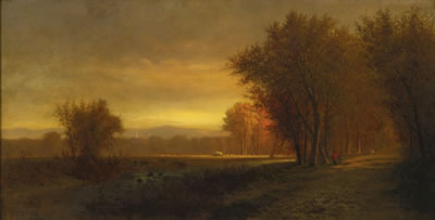 Harvey Otis Young : AUTUMN NEAR NEW HAVEN, CONNECTICUT