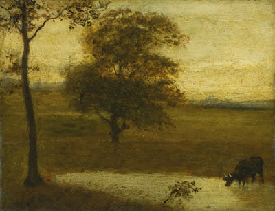 Albert Pinkham Ryder : THE WATERING PLACE