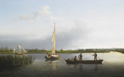 William Joy : HEIGHAM SOUND WITH MARTHAM CHURCH TO THE LEFT