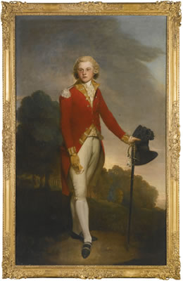 Lemuel Francis Abbott : PORTRAIT OF AUBREY, EARL OF BURFORD, LATER 6TH DUKE OF ST. ALBANS (1765 - 1815)