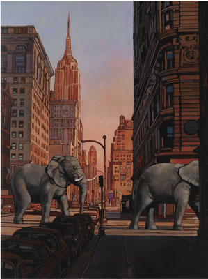 Miles Hyman : Elephants sur broadway (2014)