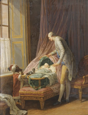 Michel Nicolas-Bernard Lepicie : LOUIS-PHILIPPE, DUC DE VALOIS, AU BERCEAU