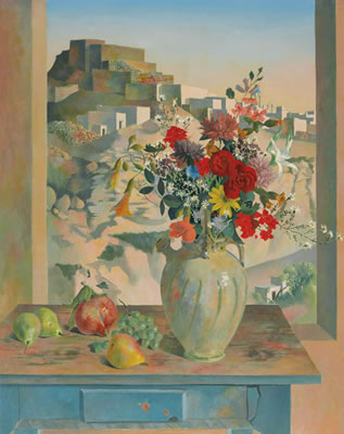 Justin Maurice O'Brien : Still Life against a Landscape