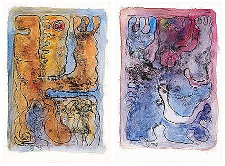 Wopko Jensma : Figural Form I and II, two (2)