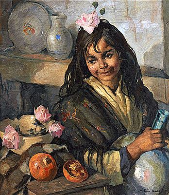 Emilio Molina Nunez : Portrait of gypsy