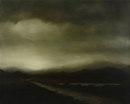 Louis Nel : WINDING ROAD THROUGH A LANDSCAPE