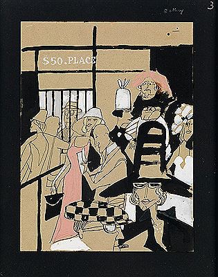 Tomi Ungerer : 'In the Stands' * 'Betting.' (2)