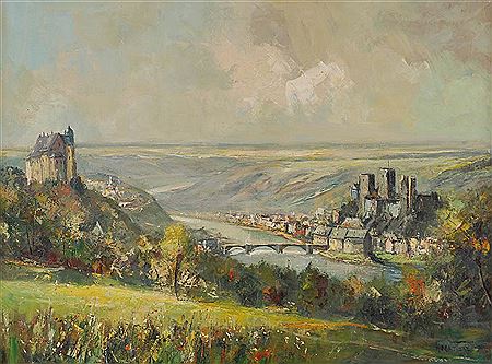 Wilhelm Willy Holtmann : Burg Schadeck und Burg Runkel an der Lahn