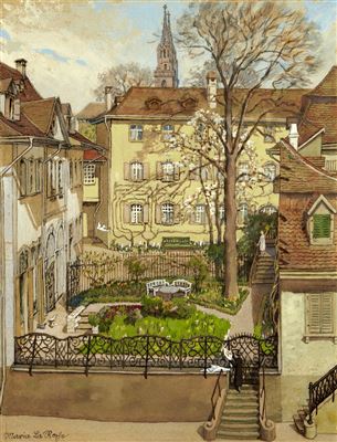 Maria Roche : Basler Stadtgraben-Idylle