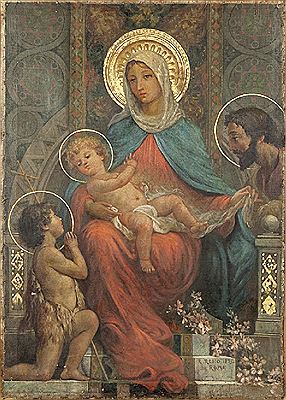 Raffaele Resio : Madonna con Bambino e San Giovannino