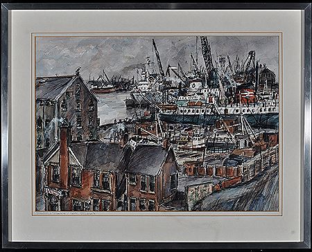 Richard Hobson : 'Smith's Docks, North Shields'