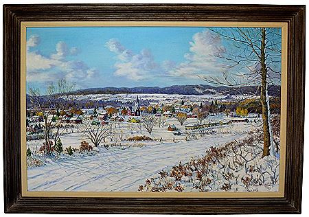 Mildred Gehman : The Village of Coopersburg, The First Snow