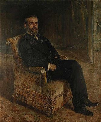 Ignacio Pinazo Camarlench : Retrato de D. Federico Vañó