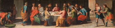 Giovanni (Il Cosci) Balducci : The Last Supper; The Calling of Saints Peter and Andrew; Saint Peter Baptising the Centurion; Saints Peter and John healing the Lame Man; Saint Peter healing with his shadow the first (5)