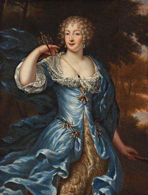 David Klocker Ehrenstrahl : 'Elsa Elisabeth Brahe' (1632-1689).