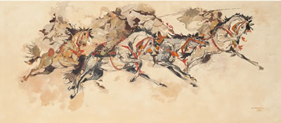 Jean Gaston Mantel : FANTASIA AU GALOP, 1970