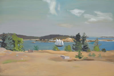 Fairfield Porter : The Schooner II