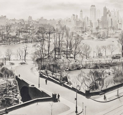 Charles Sheeler : View of Central Park