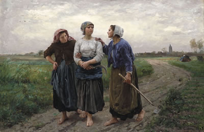 Jules Adolphe Aimé Louis Breton : Les amies