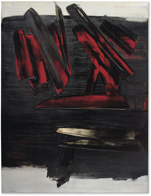 Pierre Soulages : Peinture 186 x 143 cm, 23 décembre 1959