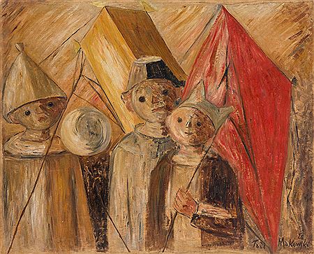 Tadeusz Makowski : 'Kites'