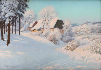 Paul Weimann : Winter Landscape