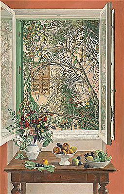 Justin Maurice O'Brien : STILL LIFE AGAINST A WINDOW, 1981