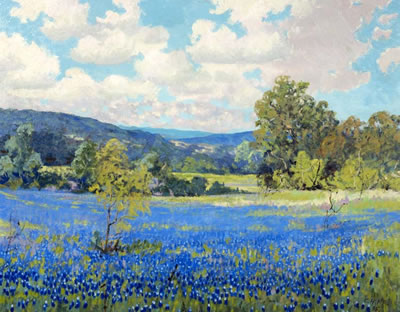 Carl Hoppe : 'Bluebonnets, 1935'