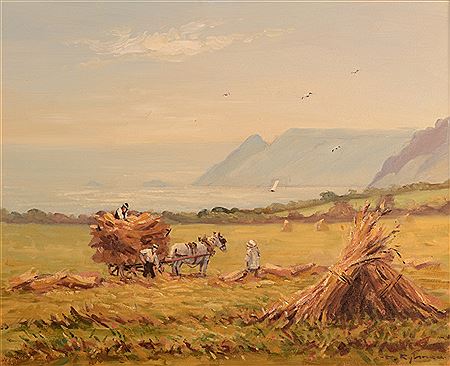 David Rylance : Harvest Time on the Roseland Coast