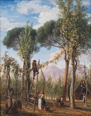 Nicola Palizzi : The Grape Harvest (Autumn)