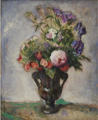 Adolphe Borie : 'FLOWERS IN AN URN'