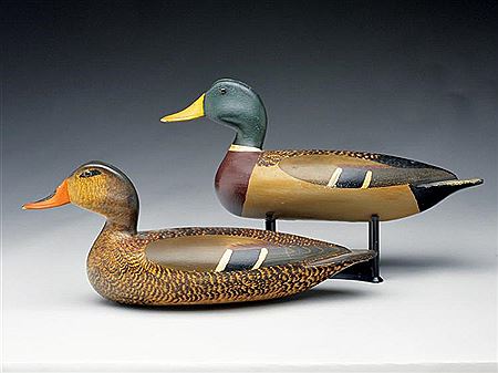 Hiram Hotze : Exceptional pair of mallards