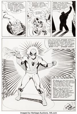 Steve Ditko : Steve Ditko Amazing Spider-Man #18 Story Page 22 Original Art (Marvel, 1964)