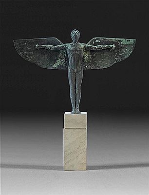 Peter Breuer : Monumental figure of Icarus