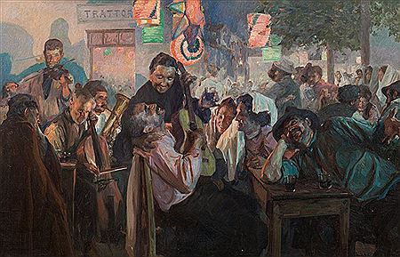 Jehudo Epstein : 'Una festa a Burano', 1905