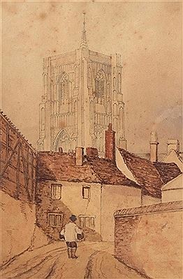 Henry Ninham : Norwich street scene