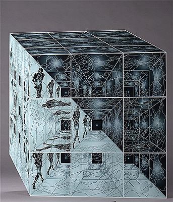 Jean-Claude Meynard : 'Le cube', 2004