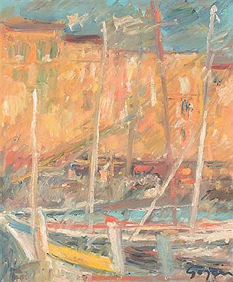 Pierre Gogois : View of Saint Tropez