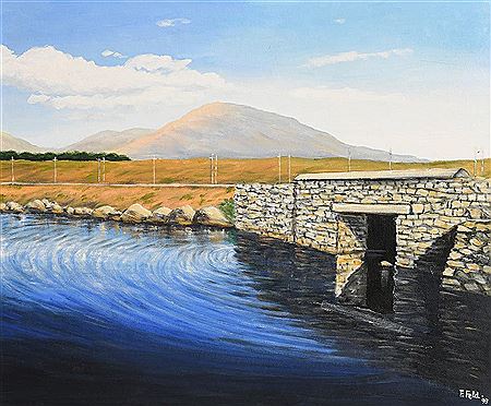 Frank Feld : Bridge Over River Owenritt, Connemara