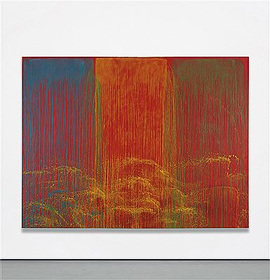 Pat Steir : Elective Affinity Waterfall