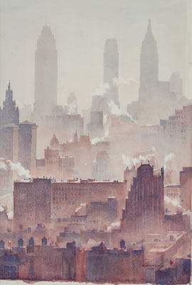 Ted Kautzky : Cityscape New York City