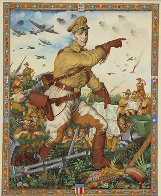 Arthur Szyk : GENERAL MACARTHUR