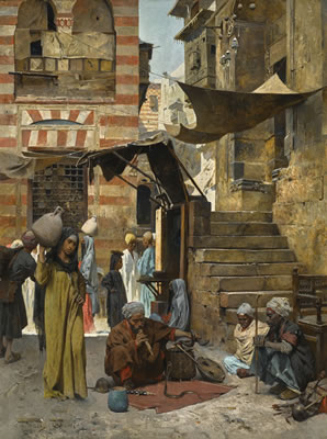 Charles Wilda : A SOUK IN CAIRO