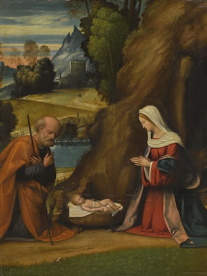 Benvenuto Tisi : THE HOLY FAMILY