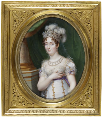 Jean Baptiste Jacques Augustin : PORTRAIT OF MARIE-THÉRÈSE CHARLOTTE, DUCHESSE D'ANGOULÊME (1778-1850)