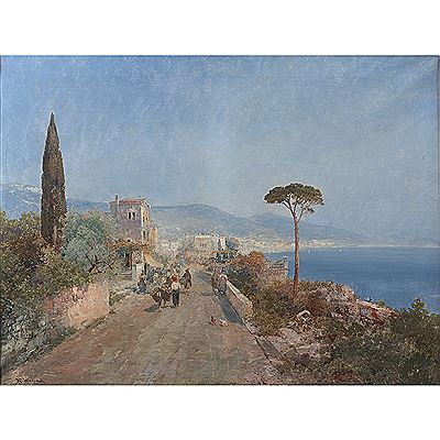 Karl Theodor Wagner : Riviera view